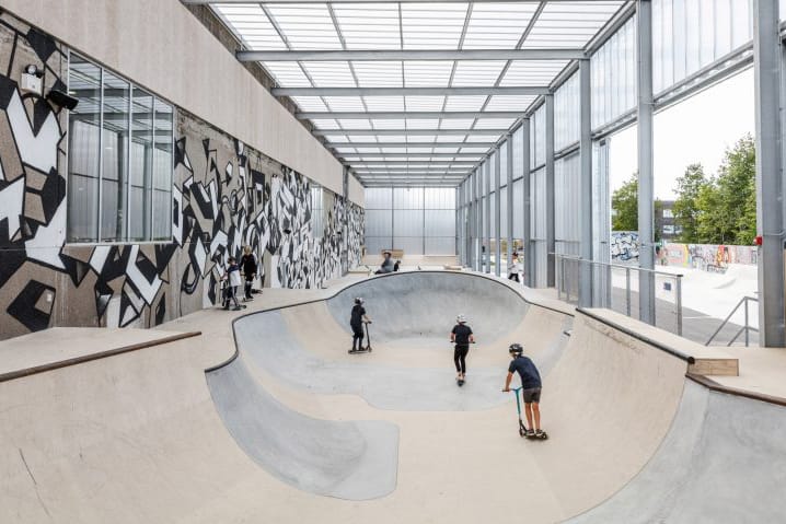 EFFEKT Turns a Former Windmill Factory Into a Skatepark