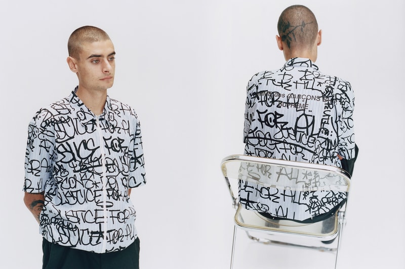 Supreme CDG Shirt Fall Winter 2018 Collection Release Nike Air Force COMME des GARÇONS jackets shirts sneakers waffle knit