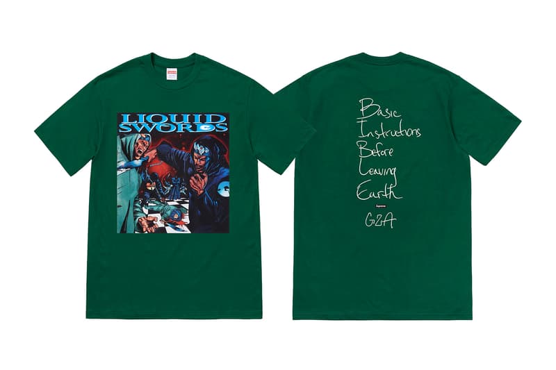 Supreme Fall 2018 Tees Feat. GZA and Tabboo! Dog Payphone