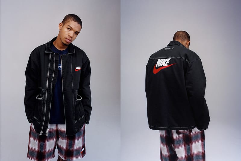 supreme nike flannel hoodie