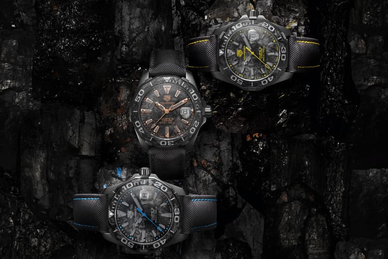 Tag Heuer Carbon Aquaracer First Look watches accessories timepiece titanium watches time piece wrist watches carbon luxury