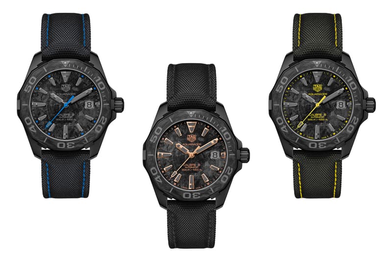 Tag Heuer Carbon Aquaracer First Look watches accessories timepiece titanium watches time piece wrist watches carbon luxury