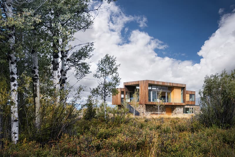 Teton Residence RO ROCKETT DESIGN Architecture Architects Homes Houses Idaho Jackson Hole Wyoming Retreat Isolated wetlands plain