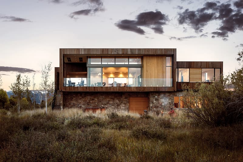 Teton Residence RO ROCKETT DESIGN Architecture Architects Homes Houses Idaho Jackson Hole Wyoming Retreat Isolated wetlands plain