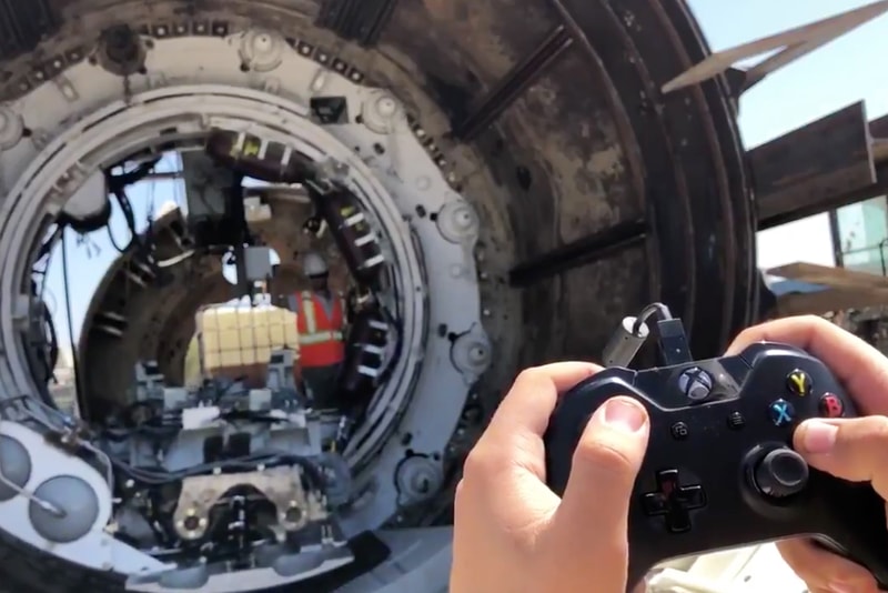 The Boring Company Xbox Controller Steers Machine Watch Stream Twitter Video Elon Musk Tesla Joe Rogan Weed 360 Gaming Tunnel Digging