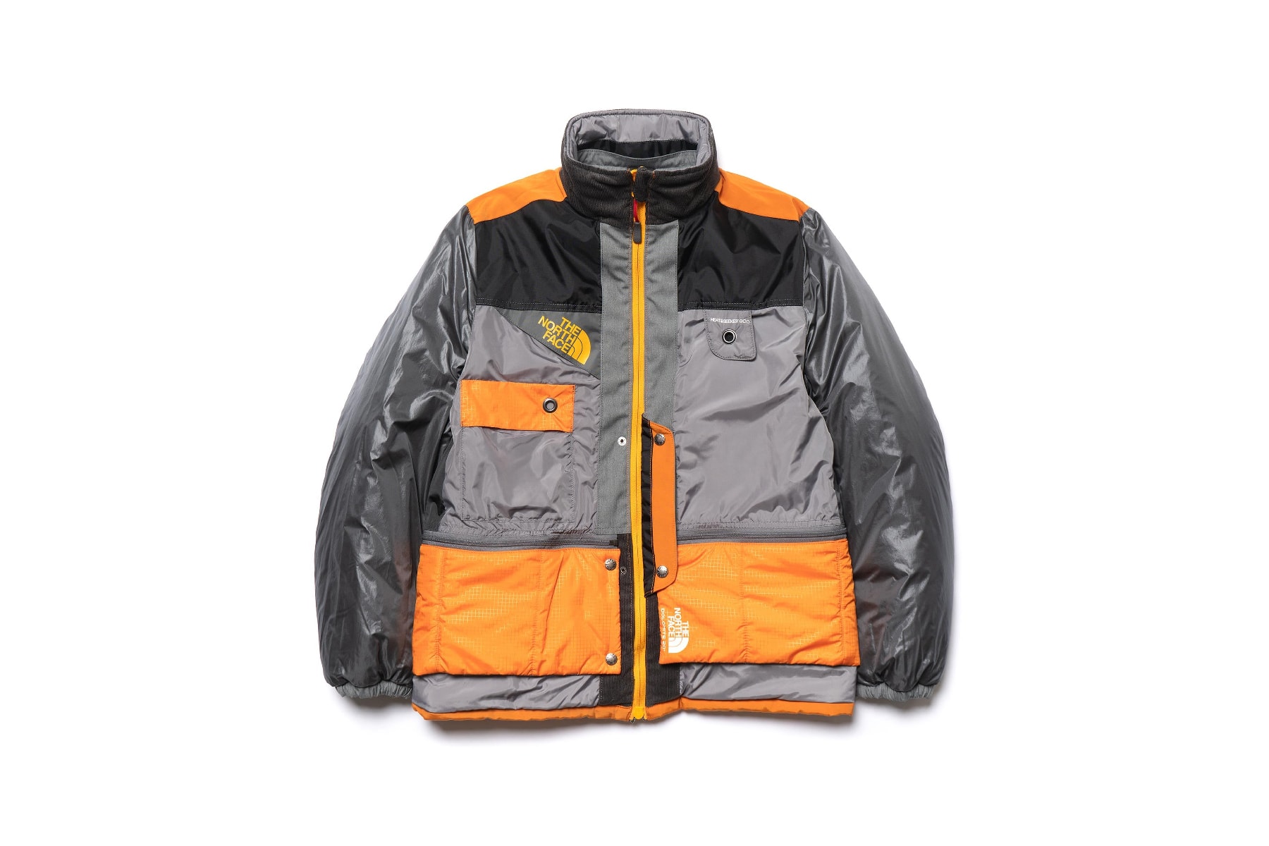 The North Face Junya Watanabe MAN Dolomite Sleeping Bag Jacket Orange Grey release info