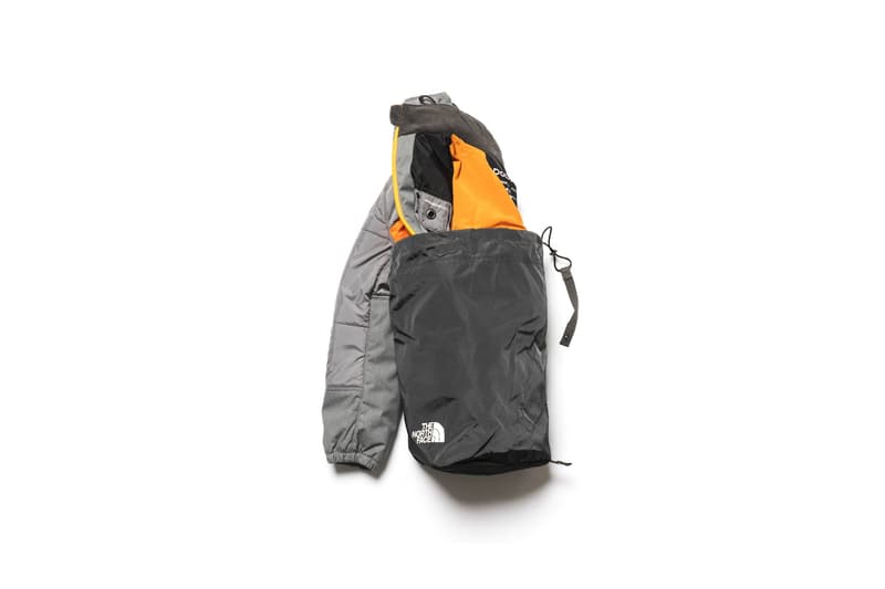 The North Face Junya Watanabe MAN Dolomite Sleeping Bag Jacket Orange Grey release info