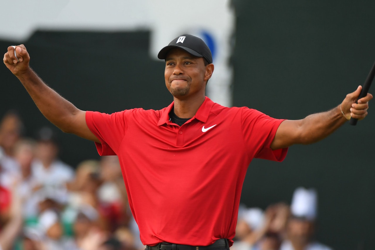 nike tiger woods ad campaign pga tour championship 80 career win done it again victory golf