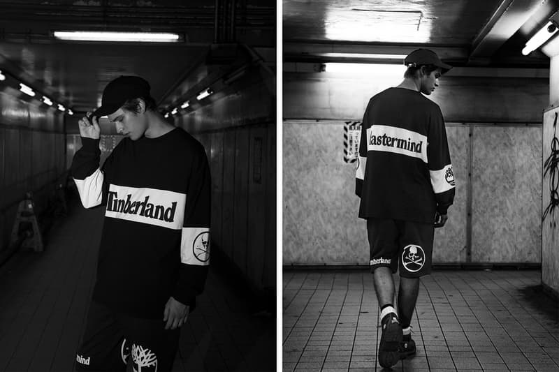 Timberland mastermind WORLD Fall Winter 2018 Capsule Collab Collaboration 6 inch Boot short long shorts sleeve T shirt sweat pants