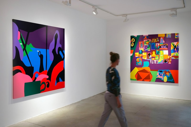 Todd James Electric Ritual Alice Gallery Exhibition Brussels Belgium Paintings