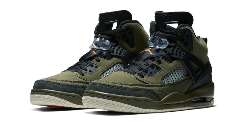 nike jordan spizike olive green