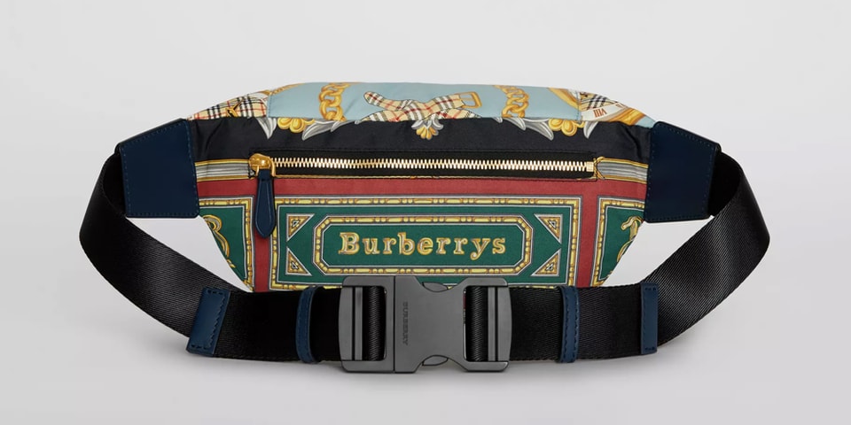 Burberry Stingray Print Cube Belt Bag