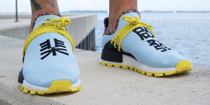 Adidas human race light blue Clearance
