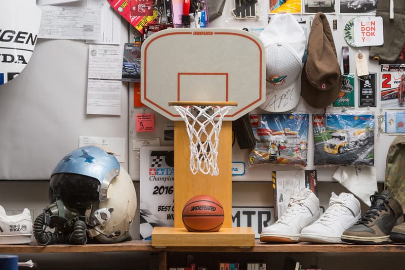 Undefeated & Modernica Release A Special Mini Basketball Hoop Set