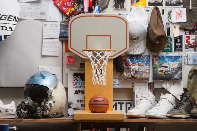 Undefeated & Modernica Release A Special Mini Basketball Hoop Set