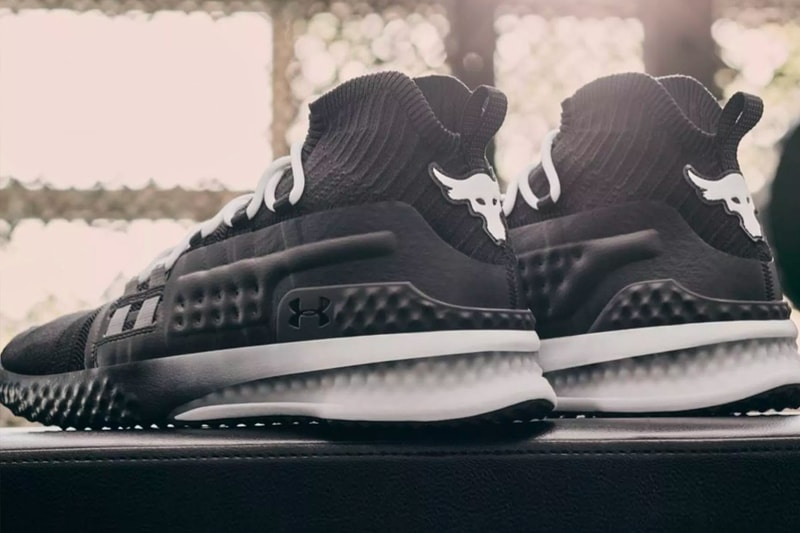 under armour the rock project colorway black white tonal september 20 2018 drop release date buy sell info