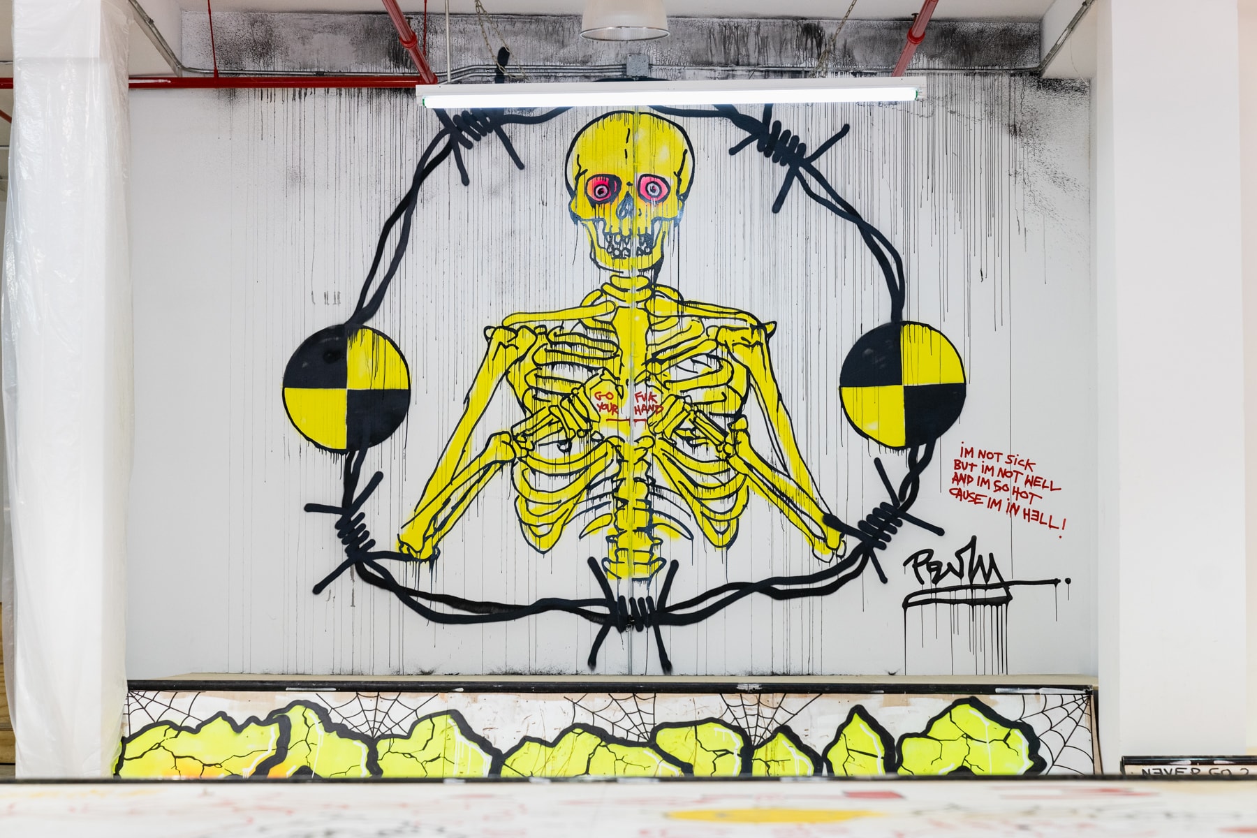 Skeleton Hypebeast Wall Art