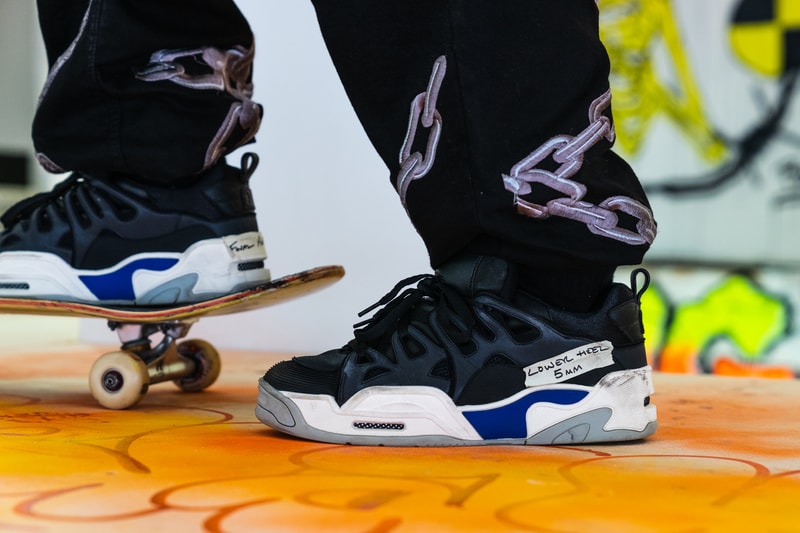 asap rocky under armour awge harlem pop up event inside exclusive photo harlem sneaker collaboration skate park testing logo queue drop release date info september 14 2018