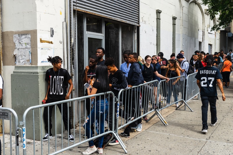 asap rocky under armour awge harlem pop up event inside exclusive photo harlem sneaker collaboration skate park testing logo queue drop release date info september 14 2018