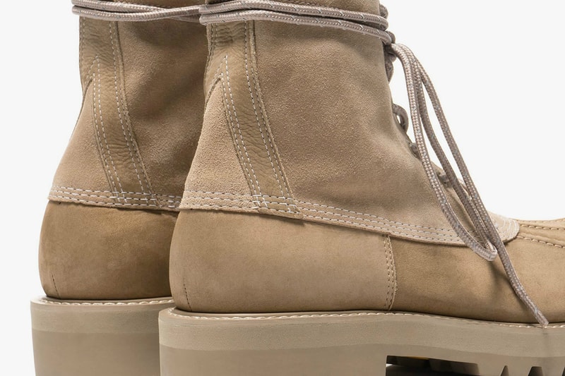UNDERCOVER Cowhide Suede Duck Boots beige release info fall winter 2018 jun takahashi