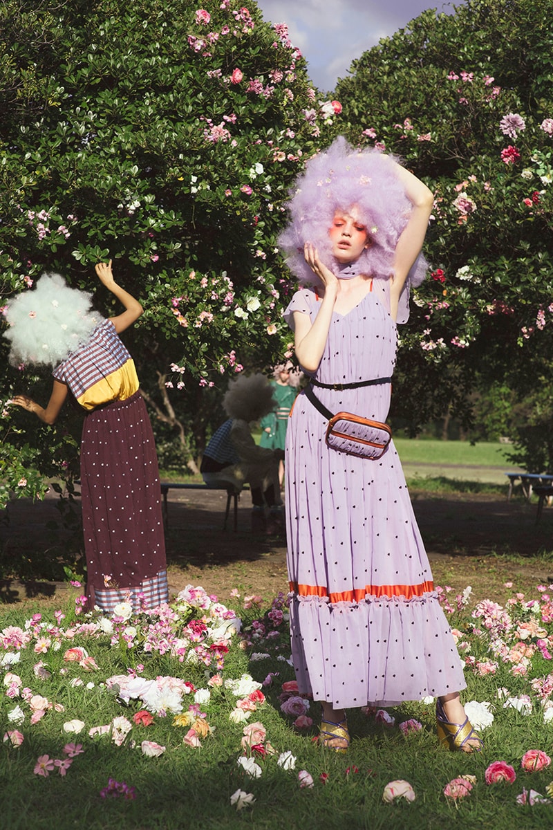UNDERCOVER spring summer 2019 paris fashion week runway collection seventh sense lookbook creamy mami magical angel david bowie school girls sci fi womenswear jun takahashi