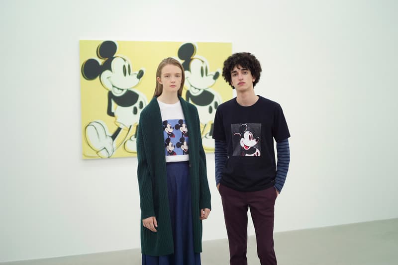 uniqlo ut andy warhol mickey mouse collaboration tee shirt men women kid print artwork 90 birthday anniversary disney painting september 20 2018 release date drop info buy sell