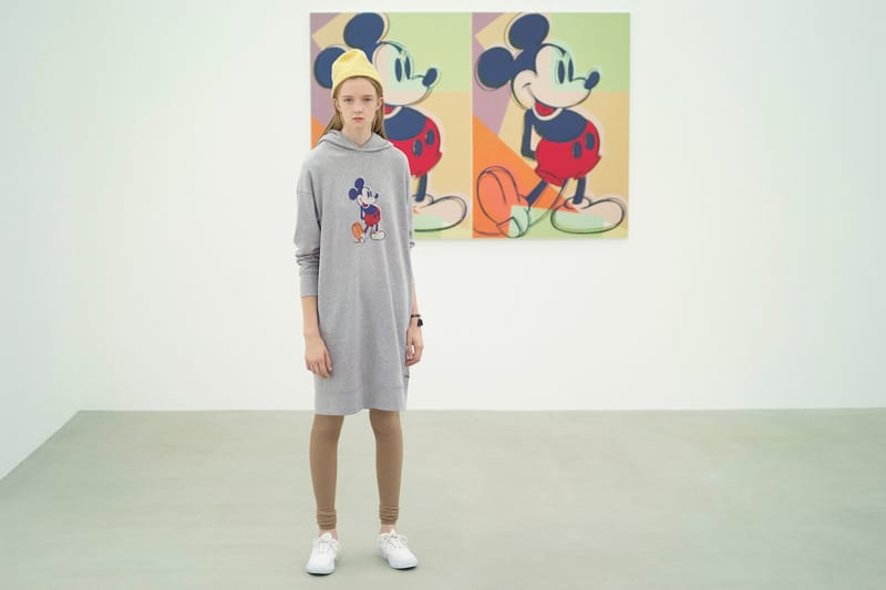 uniqlo mickey mouse sweat dress