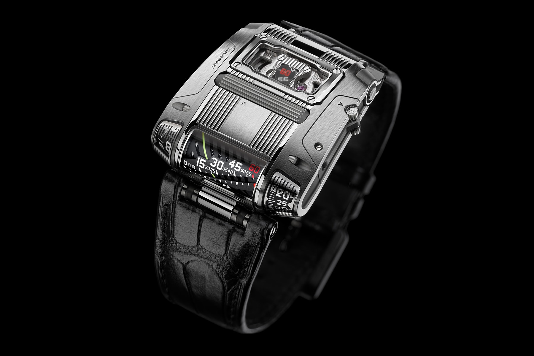 Urwerk UR-111C Timepiece  iron gunmetal watches