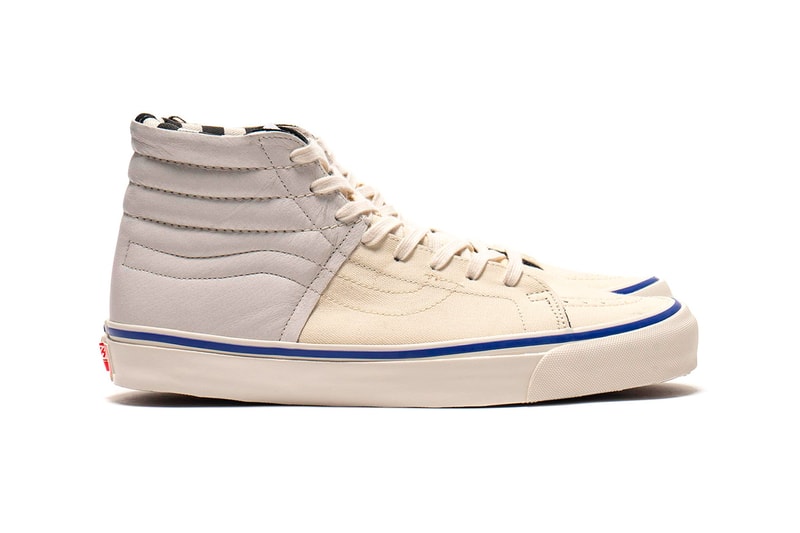 Vans Vault Inside out Pack Follow Up Beige White Blue SK8 Hi Slip On Authentic LX