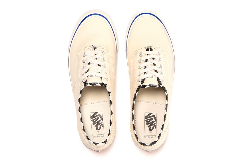 Vans Vault Inside out Pack Follow Up Beige White Blue SK8 Hi Slip On Authentic LX