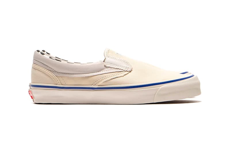 Vans Vault Inside out Pack Follow Up Beige White Blue SK8 Hi Slip On Authentic LX