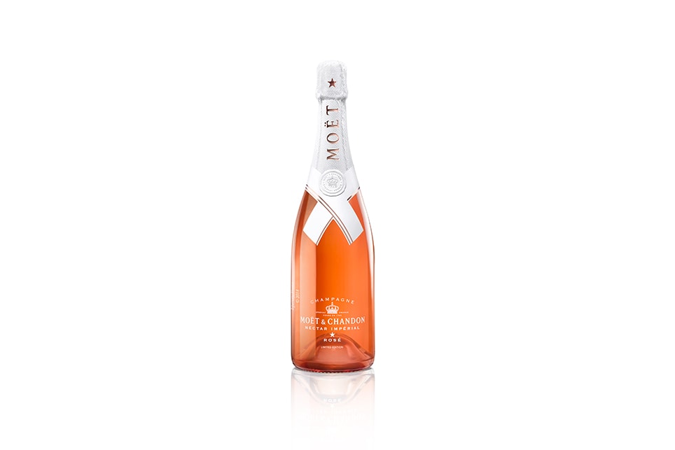 Virgil Abloh Louis Vuitton Moet Chandon Collaboration Bottle Teaser champagne LVMH Off-White Design