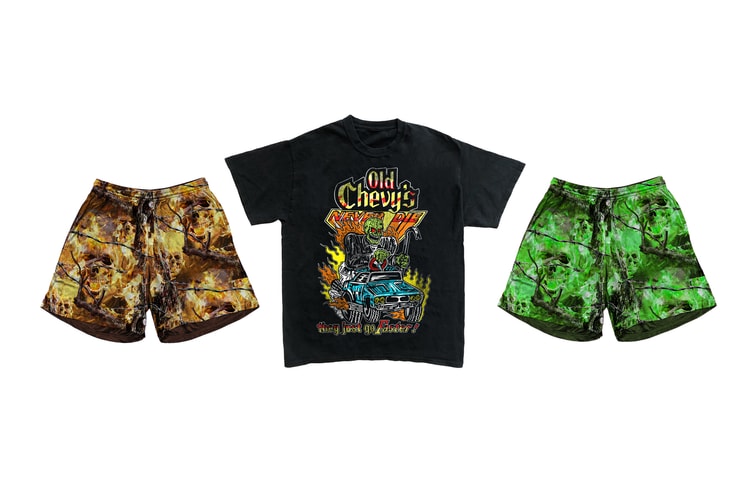 Warren Lotas Drops "Old Chevy's Never Die" Tee, "Hell Camo" Shorts & More