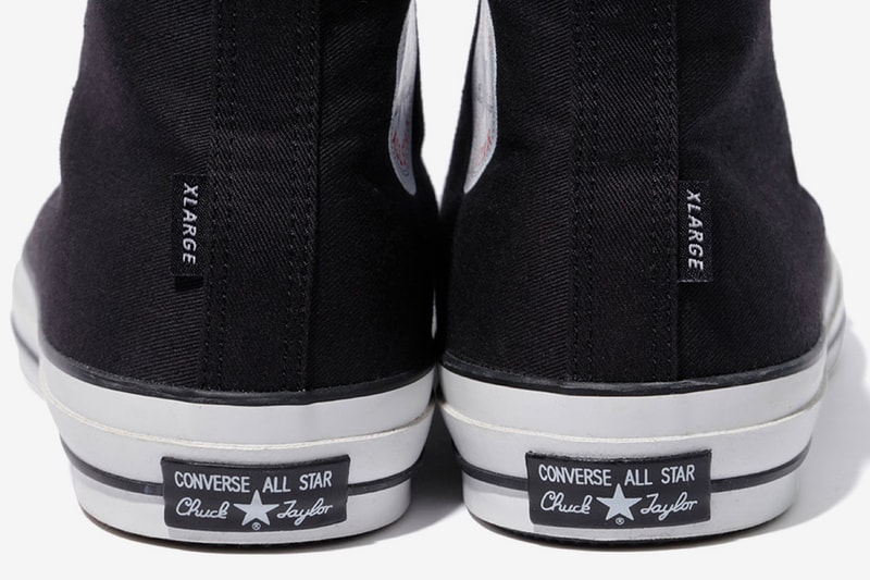 XLARGE Converse Chuck Taylor All Star Black collaborations release info sneakers