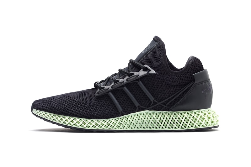 Y-3 RUNNER 4D adidas Futurecraft Yohji Yamamoto Sneaker Footwear Release Information Trainer Design Collaboration Black Green