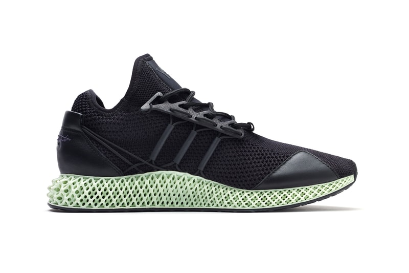 Y-3 RUNNER 4D adidas Futurecraft Yohji Yamamoto Sneaker Footwear Release Information Trainer Design Collaboration Black Green