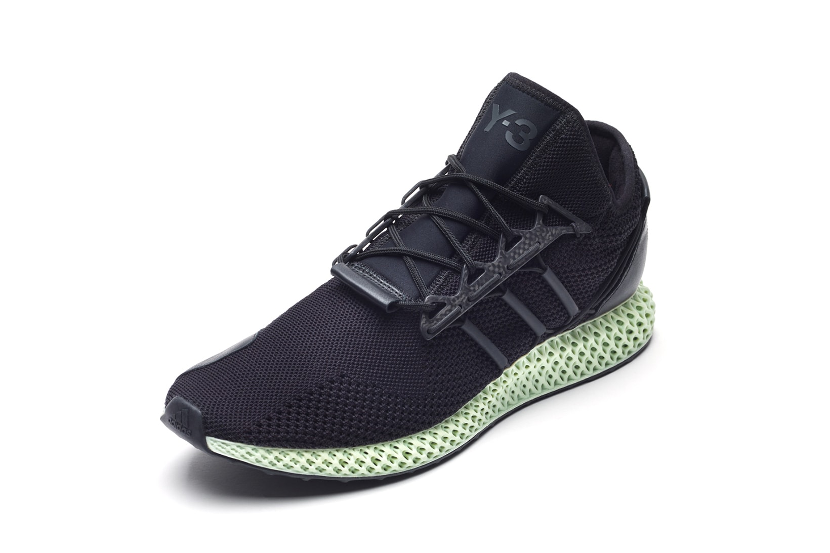 Y-3 RUNNER 4D adidas Futurecraft Yohji Yamamoto Sneaker Footwear Release Information Trainer Design Collaboration Black Green