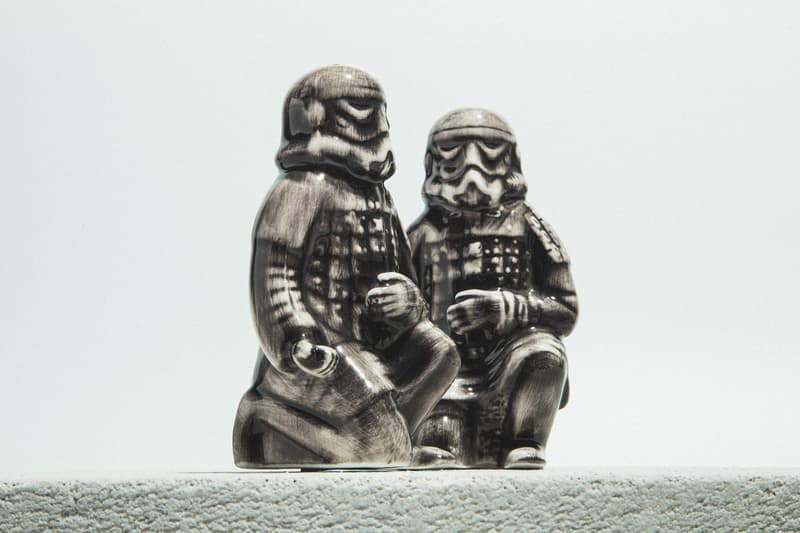 yeenjoy studio incense chamber black version exclusive hbx drop release date info buy sell stormtrooper star wars terracotta warrior english bulldog burner salt pepper shakers