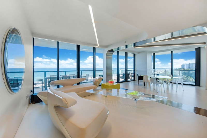 Zaha Hadid's Miami Condo Sold property real estate  W hotel Collins Avenue Sotheby's One Thousand Museum