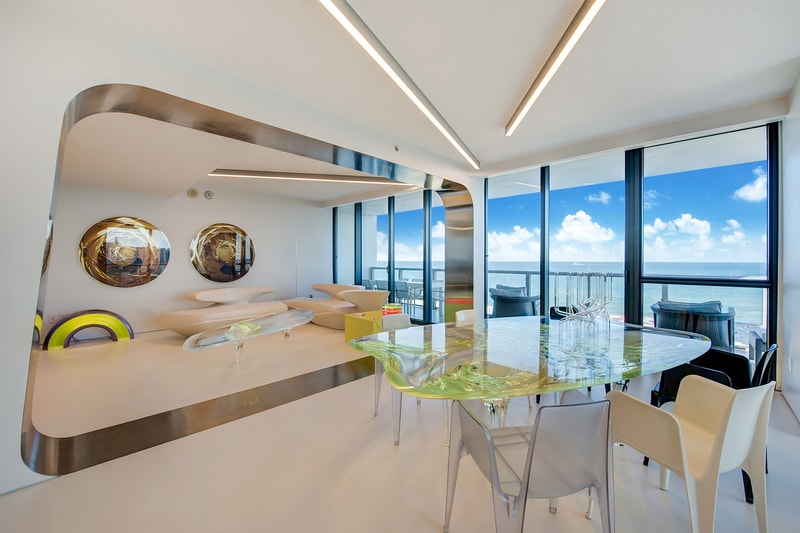 Zaha Hadid's Miami Condo Sold property real estate  W hotel Collins Avenue Sotheby's One Thousand Museum