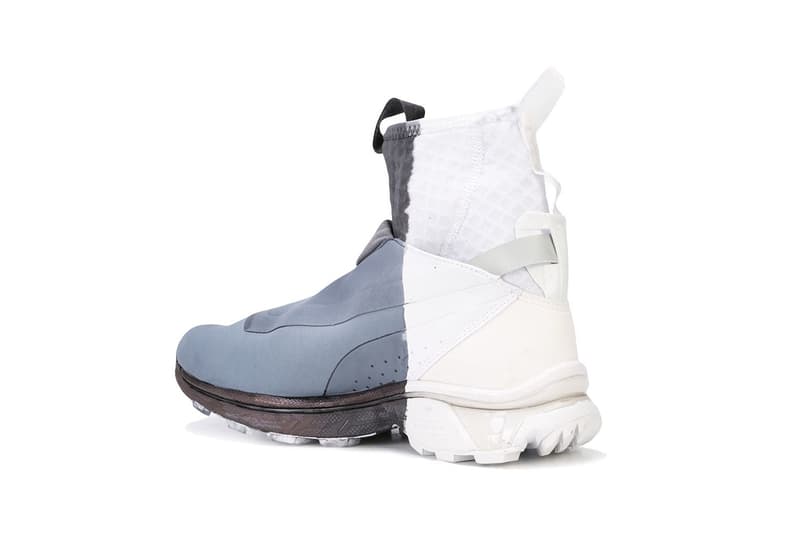 11 by boris bidjan saberi salomon high top painted sneaker runner shoe footwear fall winter 2018 drop release date white bamba BAMBA311XS BAMBA2BLACKDIP dip