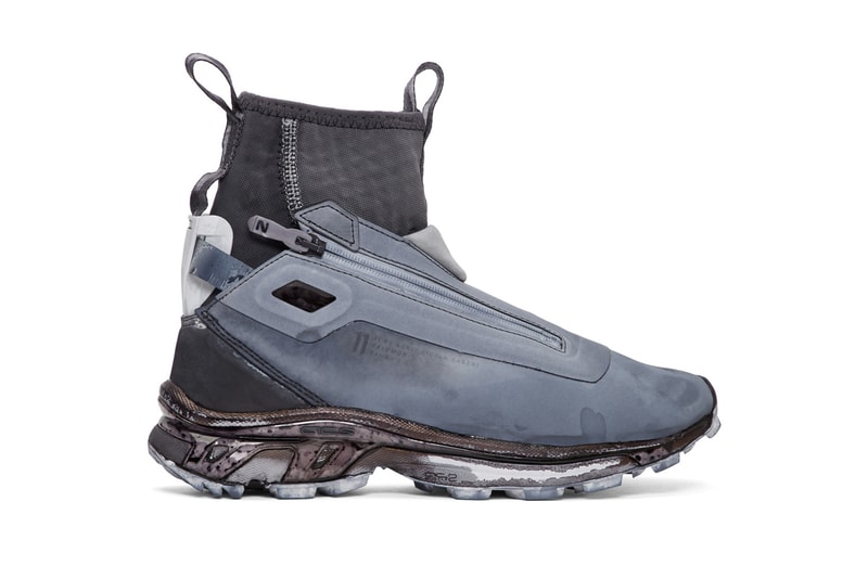 11 By Boris Bidjan Saberi x Salomon Bamba 2 Info high-top sneakers boots trainers footwear sports hiking trail 11 by BBS fall winter 2018 ssense 