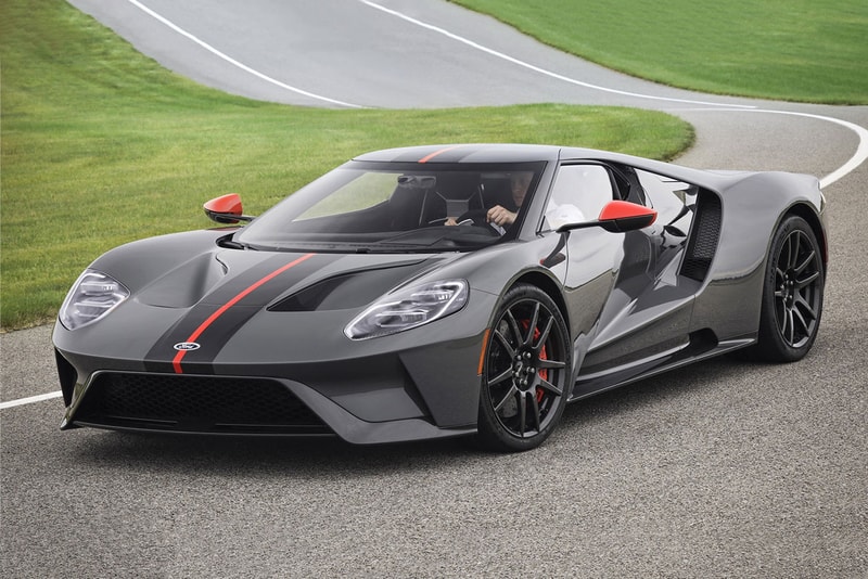 2019 Ford GT Carbon Series Unveil Black Grey orange horsepower car automotive price race-ready