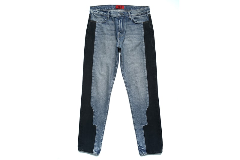 424 Fall/Winter 2018 Drop 1 Release Info bleach dyed fashion denim jacket jeans tie dye fairfax streetwear