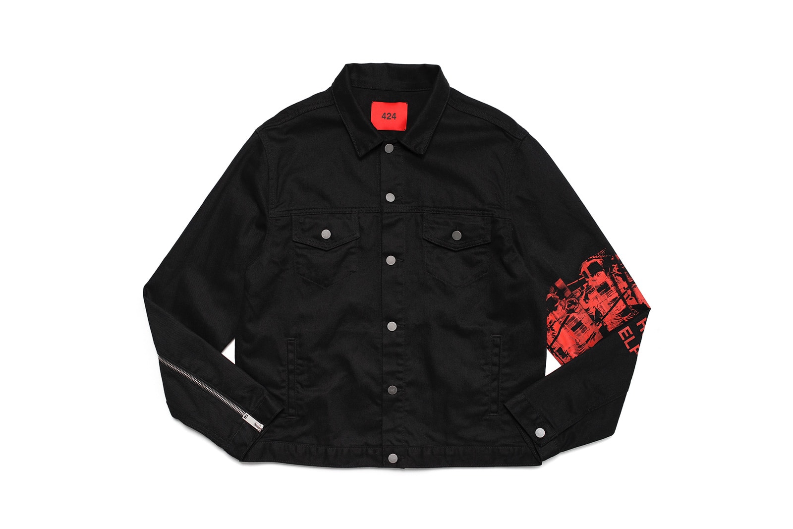 424 Fall/Winter 2018 Drop 1 Release Info bleach dyed fashion denim jacket jeans tie dye fairfax streetwear