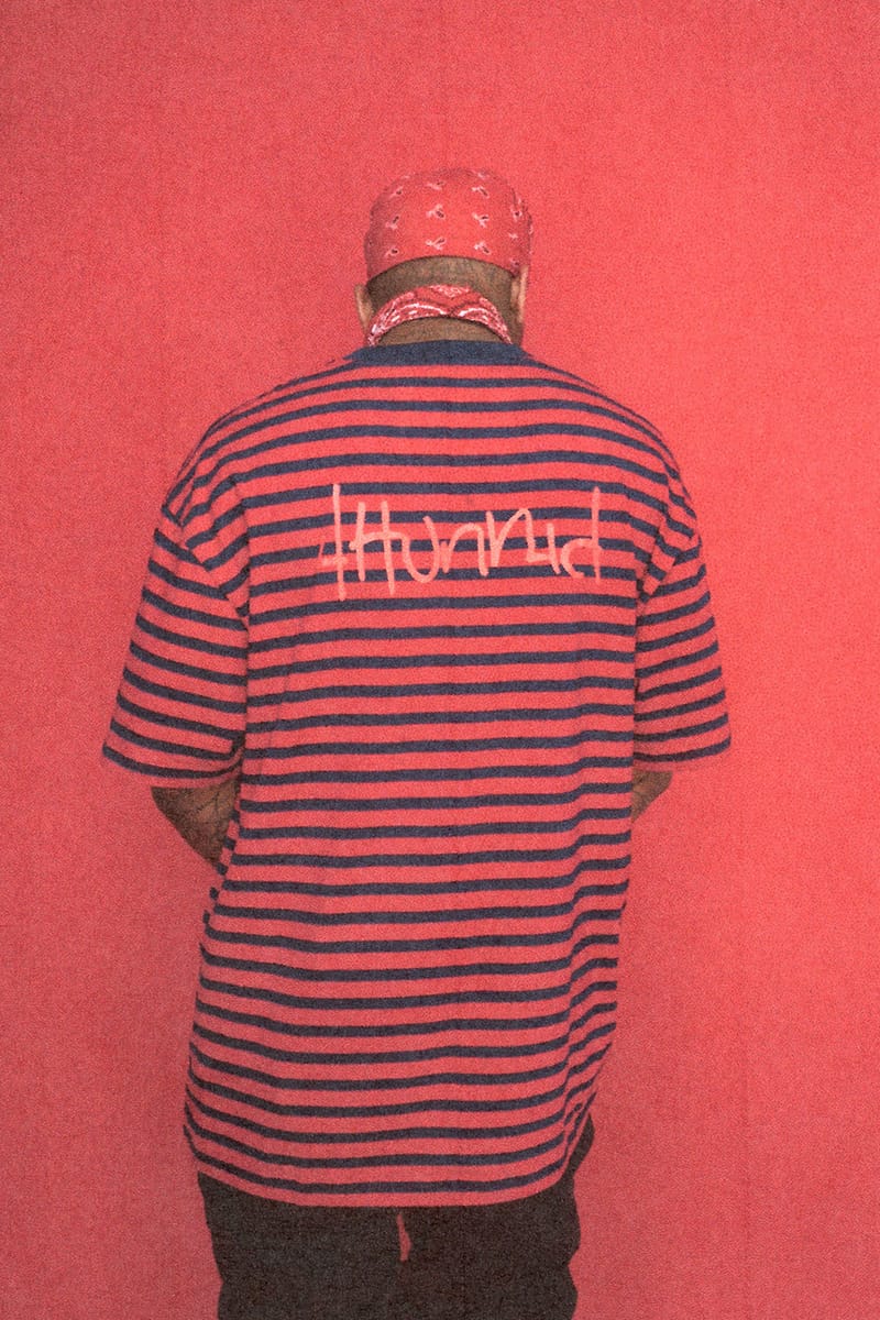 yg red and white striped shirt