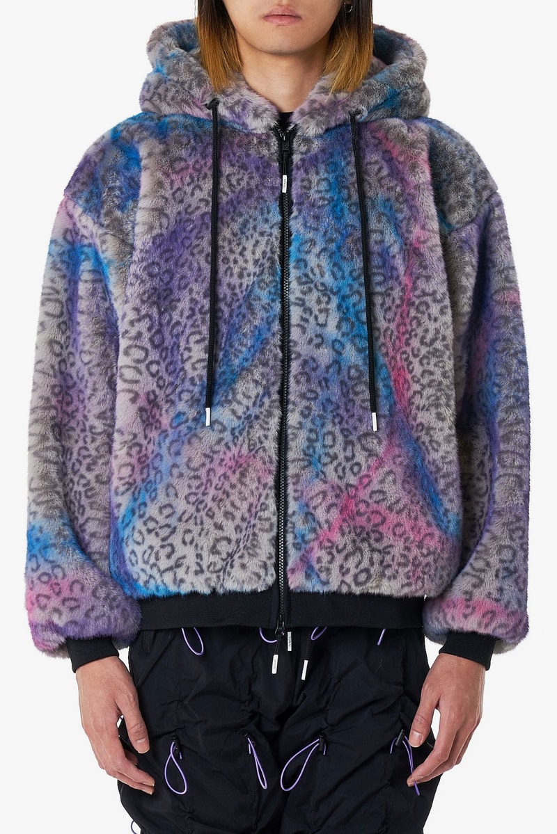 99%IS Faux Fur Handmade Graffiti Jackets