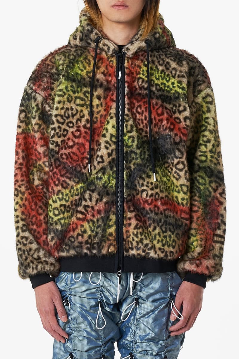 99%IS Faux Fur Handmade Graffiti Jackets