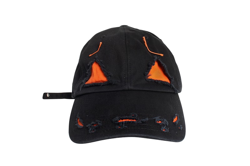 99%IS Halloween Custom Cap Details 99percentis Hat Cop Purchase Buy Webstore $219 USD pumpkin jack o lantern orange