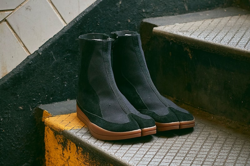 Abasi Rosborough Fall Winter 2018 Tabi Boot Sneaker Release black cream white suede gum sole new york